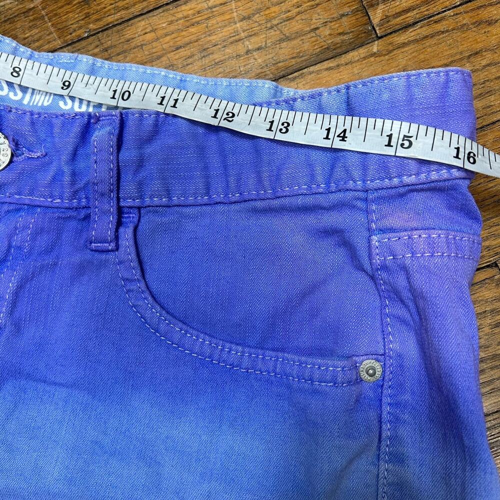 Vintage Y2K BUNDLE Tie Dye Micro Jean Mini Denim Shorts Size 11 Low Rise - Picture 13 of 14